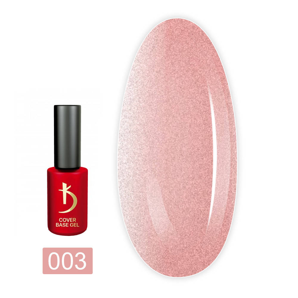 Основа камуфляжная для гель-лака Kodi Professional Cover Base Gel №003 Розовый с шимером 7 мл (18538Qu)
Основа камуфляжная для гель-лака Kodi Professional Cover Base Gel №003 Розовый с шимером 7 мл (18538Qu)