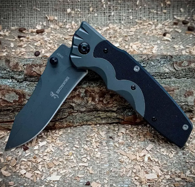 Туристический карманный складной нож BROWNING для охоты и рыбалки. Походный тактический АК180, GN6, Серый
Туристический карманный складной нож BROWNING для охоты и рыбалки. Походный тактический АК180, GN6, Серый