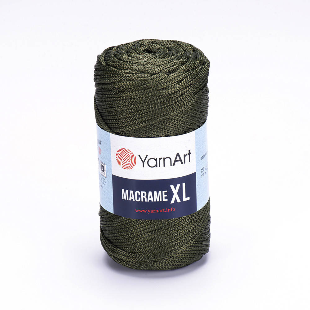 Yarnart Macrame XL (Ярн Арт Макраме XL) № 164 хаки (Пряжа для вязания, нитки для макраме)
Yarnart Macrame XL (Ярн Арт Макраме XL) № 164 хаки (Пряжа для вязания, нитки для макраме)