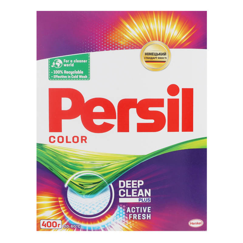 Порошок стиральный для цветных вещей Persil Deep Clean Plus Active Fresh Color 400г.
Порошок стиральный для цветных вещей Persil Deep Clean Plus Active Fresh Color 400г.