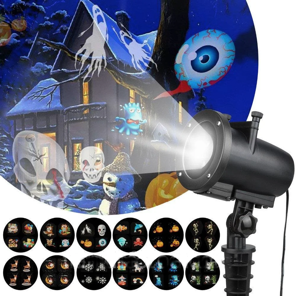 Уличный лазерный проектор 12 картриджей Star Shower projection outdoor light halloweeen № YU120
Уличный лазерный проектор 12 картриджей Star Shower projection outdoor light halloweeen № YU120