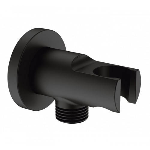 Черный держатель для душа с шланговым подсоединением GENEBRE Oslo Black Cylindrical 1946 41
Черный держатель для душа с шланговым подсоединением GENEBRE Oslo Black Cylindrical 1946 41