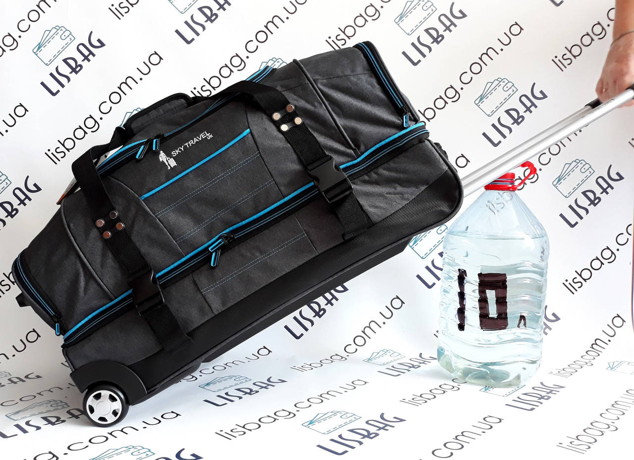 Дорожная сумка Sky Travel двухуровневая Большая сумка на колесах XL (70 л) Темно-серая (67*34*32), Темно-серый
Дорожная сумка Sky Travel двухуровневая Большая сумка на колесах XL (70 л) Темно-серая (67*34*32), Темно-серый