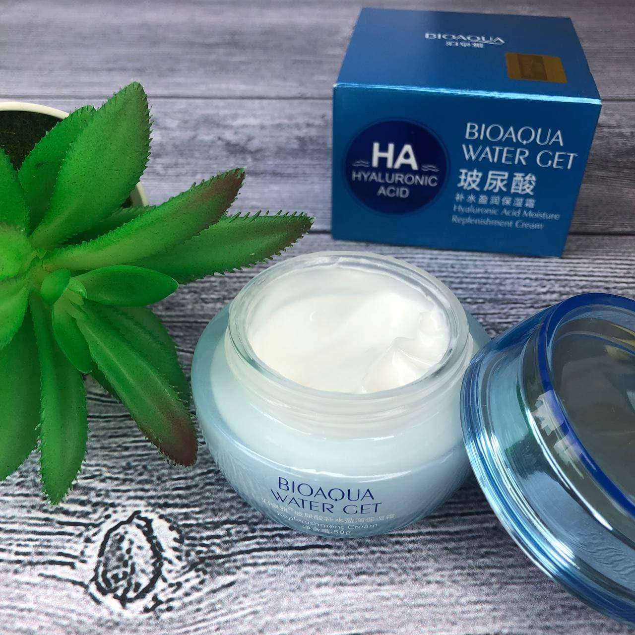 Крем для лица с гиалуроновой кислотой Bioaqua Water Get Hyaluronic Acid Cream 50 мл HA Bioaqua
Крем для лица с гиалуроновой кислотой Bioaqua Water Get Hyaluronic Acid Cream 50 мл HA Bioaqua