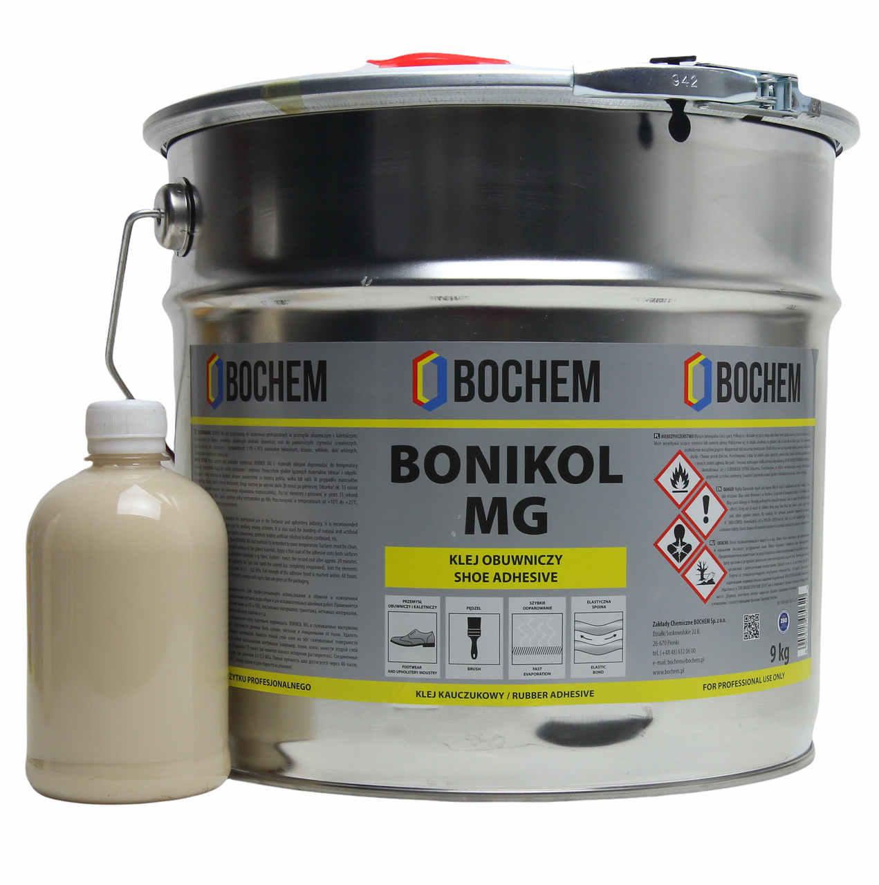 Клей BONIKOL MG 0,25л (резиновый) на основе натурального каучука для склеивания тканей, резины, кожи
Клей BONIKOL MG 0,25л (резиновый) на основе натурального каучука для склеивания тканей, резины, кожи