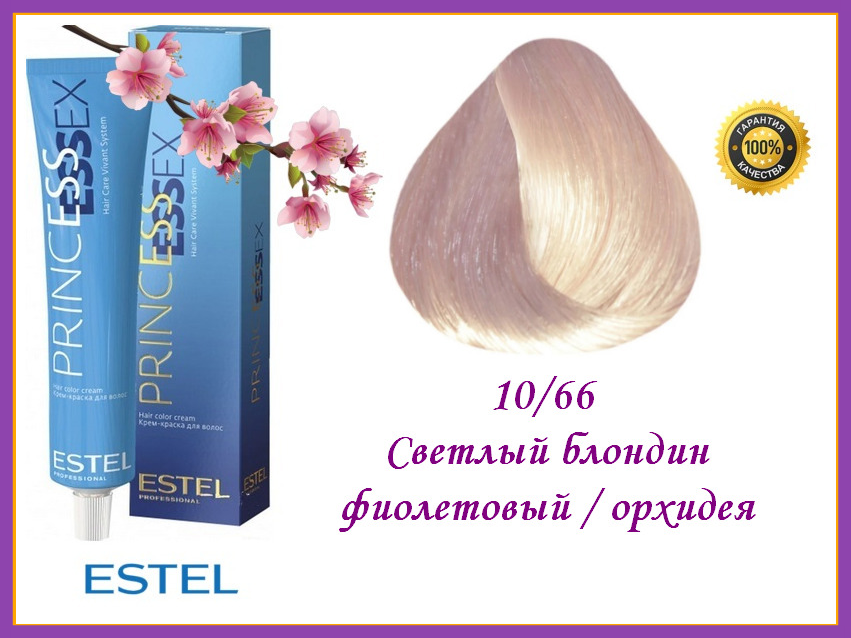 Крем-краска 10/66 Estel Princess Принцесс Essex для окрашивания волос светлый блондин фиолетовый интенсивный,
Крем-краска 10/66 Estel Princess Принцесс Essex для окрашивания волос светлый блондин фиолетовый интенсивный,