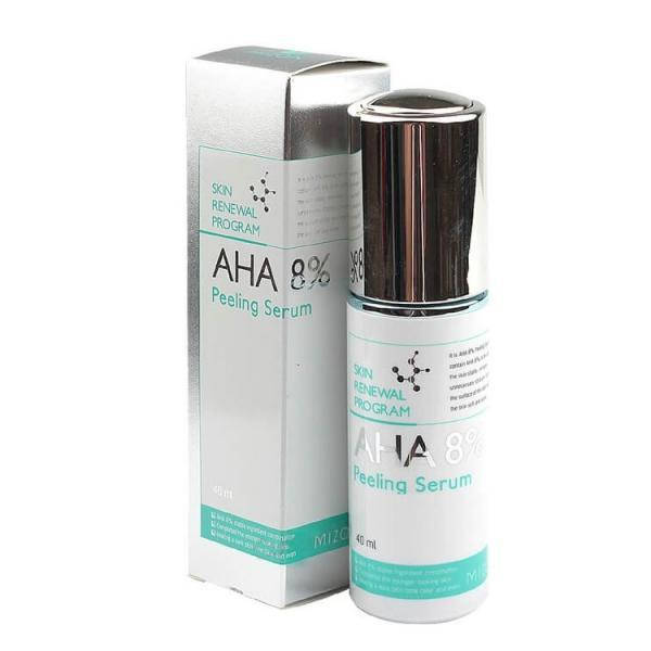 Кислотный пилинг-серум Mizon AHA 8% Peeling Serum 40 мл 
Кислотный пилинг-серум Mizon AHA 8% Peeling Serum 40 мл