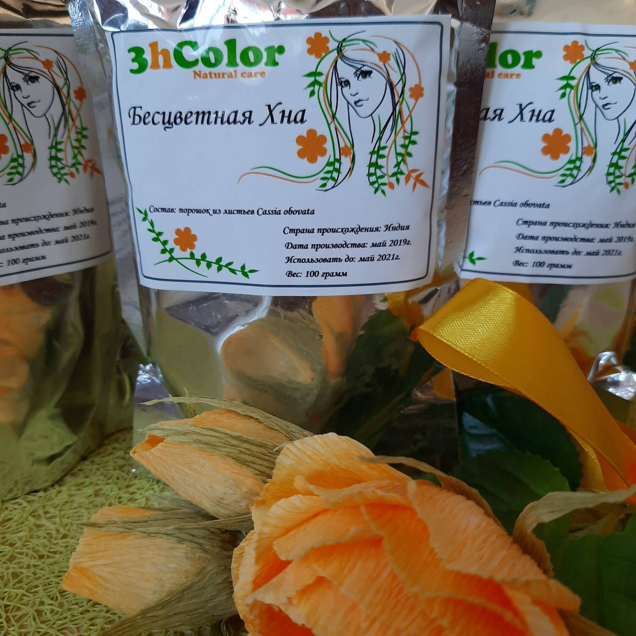 Кассия для волос. Бесцветная хна. Блеск и ламинирование 3hColor, Индия
Кассия для волос. Бесцветная хна. Блеск и ламинирование 3hColor, Индия