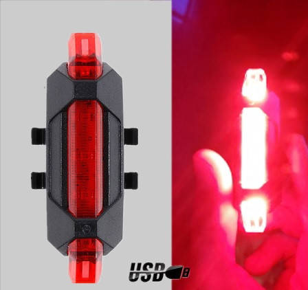 Задний велосипедный фонарь, Стоп, Мигалка, Вело Габарит (RED, 15LM, 5 led, 4 режима, USB, до 12ч работы)
Задний велосипедный фонарь, Стоп, Мигалка, Вело Габарит (RED, 15LM, 5 led, 4 режима, USB, до 12ч работы)
