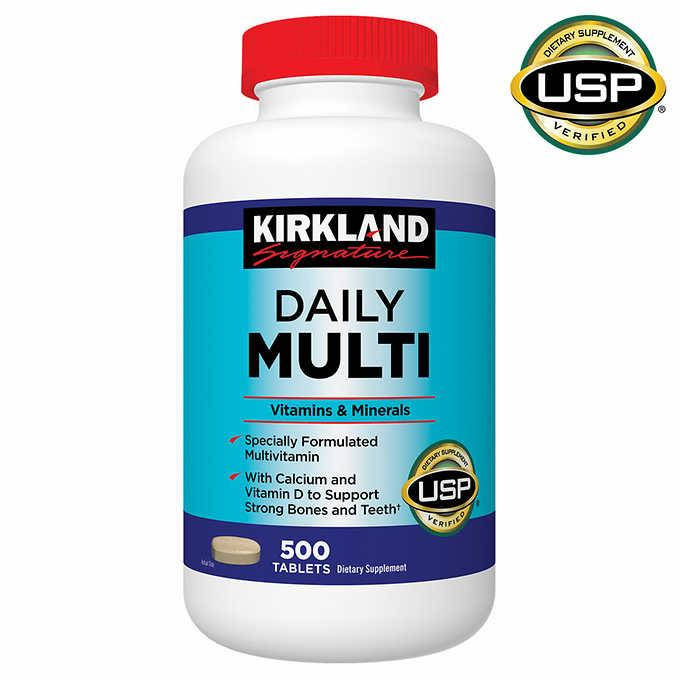Витамины Комплекс Витамин и Минералов 500 таблеток /Kirkland Signature Daily Multi годен до 11/23
Витамины Комплекс Витамин и Минералов 500 таблеток /Kirkland Signature Daily Multi годен до 11/23