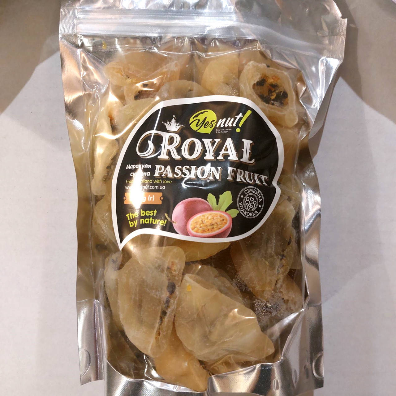 Маракуйя сушеная Роял 500г 
Маракуйя сушеная Роял 500г