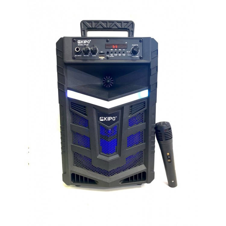 Портативная Bluetooth колонка KIPO KB-Q8 (36.2см*23.2см*20.5см, Bluetooth, SD, FM, AUX + микрофон и пульт,
Портативная Bluetooth колонка KIPO KB-Q8 (36.2см*23.2см*20.5см, Bluetooth, SD, FM, AUX + микрофон и пульт,
