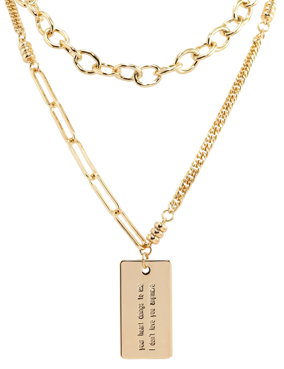 Подвеска на цепочке Xuping Позолота 18K "Двойная цепочка с жетоном" длина 38,5-43,5см х 3-7мм
Подвеска на цепочке Xuping Позолота 18K "Двойная цепочка с жетоном" длина 38,5-43,5см х 3-7мм