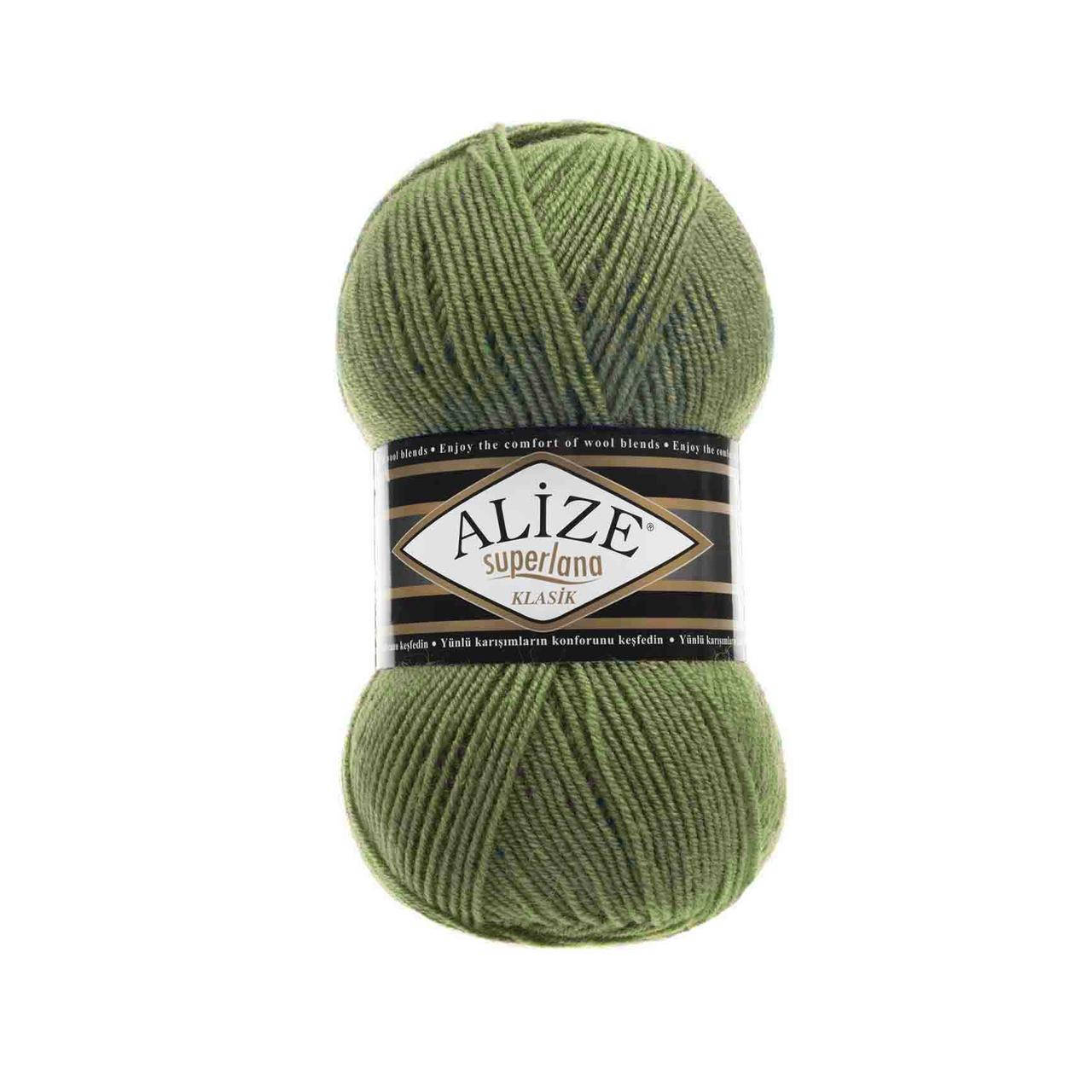 Alize Superlana Klasik (Ализе Супер Лана Класик) № 620 зеленый (Пряжа полушерсть, нитки для вязания), Зелёный
Alize Superlana Klasik (Ализе Супер Лана Класик) № 620 зеленый (Пряжа полушерсть, нитки для вязания), Зелёный