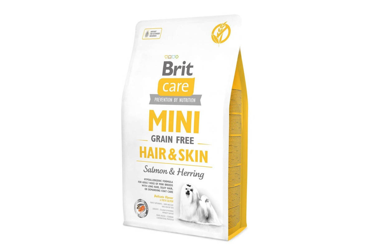 Brit Care (Брит Кеа) GF Mini Hair&Skin Брит кеа для мини пород здоровая кожа и шерсть с лососем, 2 кг.
Brit Care (Брит Кеа) GF Mini Hair&Skin Брит кеа для мини пород здоровая кожа и шерсть с лососем, 2 кг.