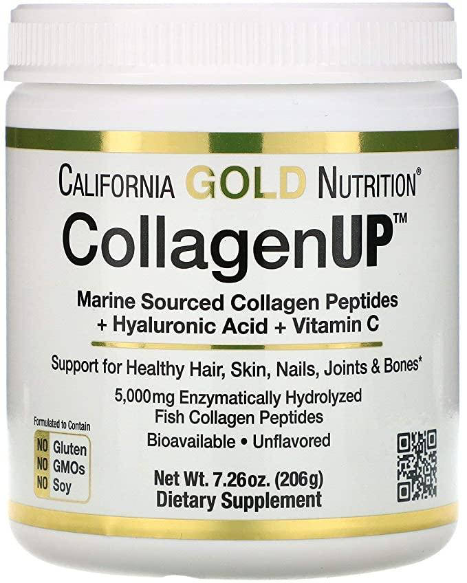 California Gold Nutrition, CollagenUP, морской гидролизованный коллаген, гиалуроновая кислота и витамин C, без
California Gold Nutrition, CollagenUP, морской гидролизованный коллаген, гиалуроновая кислота и витамин C, без