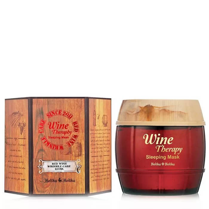Ночная винная маска для лица от морщин Holika Holika Red Wine Therapy Wrinkle Care Sleeping Mask, 120мл
Ночная винная маска для лица от морщин Holika Holika Red Wine Therapy Wrinkle Care Sleeping Mask, 120мл