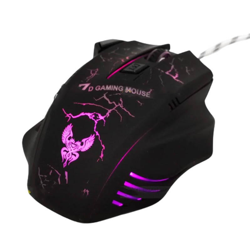 Игровая мышь проводная оптическая с подсветкой GAMING MOUSE X7 / Игровая геймерская мышка, Черный
Игровая мышь проводная оптическая с подсветкой GAMING MOUSE X7 / Игровая геймерская мышка, Черный