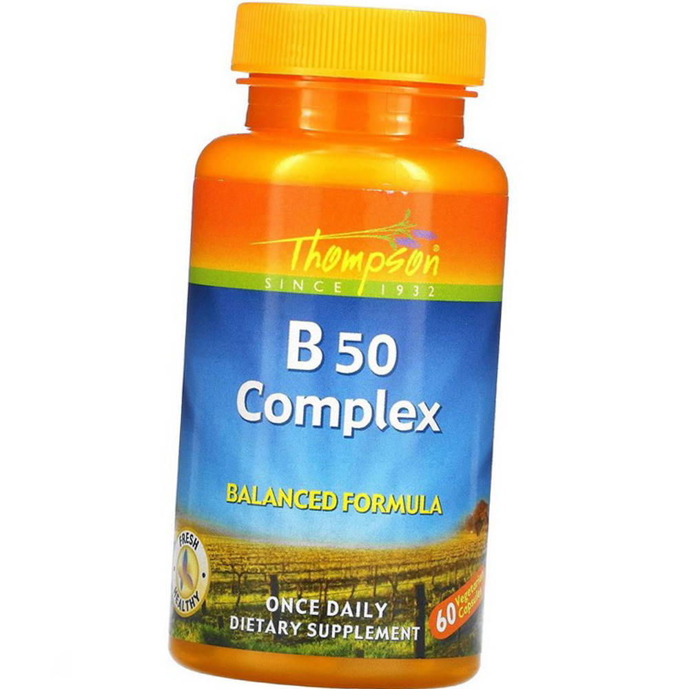 Витамины группы Б Thompson B-50 Complex 60 капс
Витамины группы Б Thompson B-50 Complex 60 капс