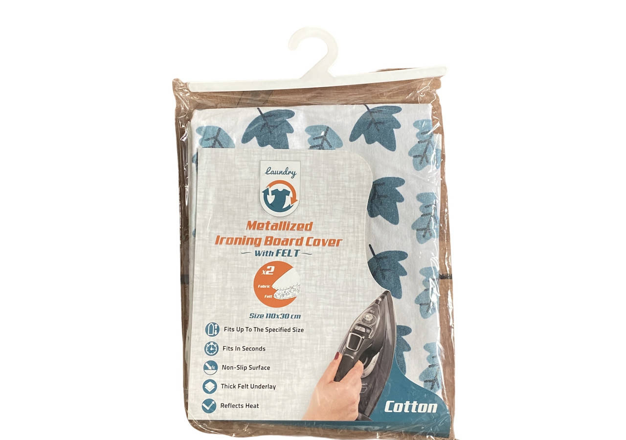 Чехол металлизированный с войлоком для гладильной доски Laundry 110*30 TR-006-2S
Чехол металлизированный с войлоком для гладильной доски Laundry 110*30 TR-006-2S