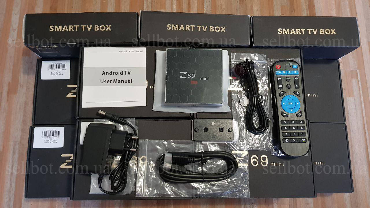 TV-Приставка Z69 Mini 2/16GB S912 (Android Smart TV BOX, Андроид Смарт ТВ Приставка, Андроїд тв бокс)
TV-Приставка Z69 Mini 2/16GB S912 (Android Smart TV BOX, Андроид Смарт ТВ Приставка, Андроїд тв бокс)