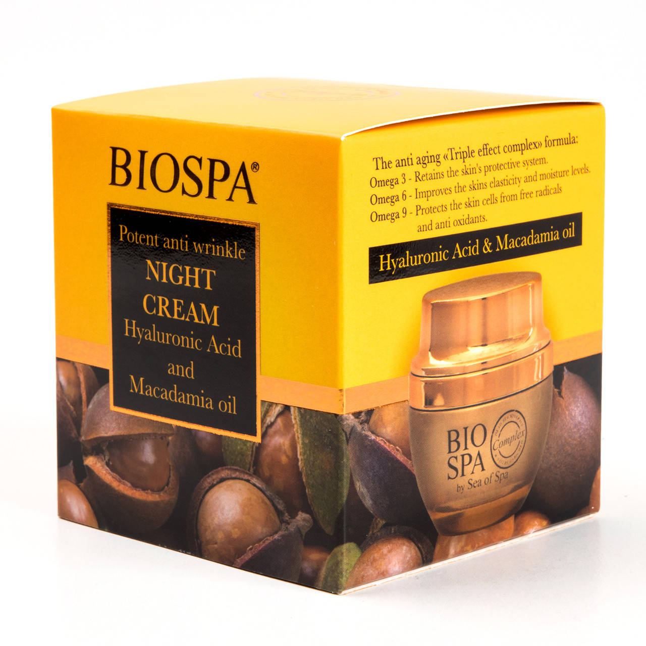 Sea of Spa Ночной крем против морщин с гиулароновою кислотой и маслом макадамии Bio Spa 50 мл
Sea of Spa Ночной крем против морщин с гиулароновою кислотой и маслом макадамии Bio Spa 50 мл