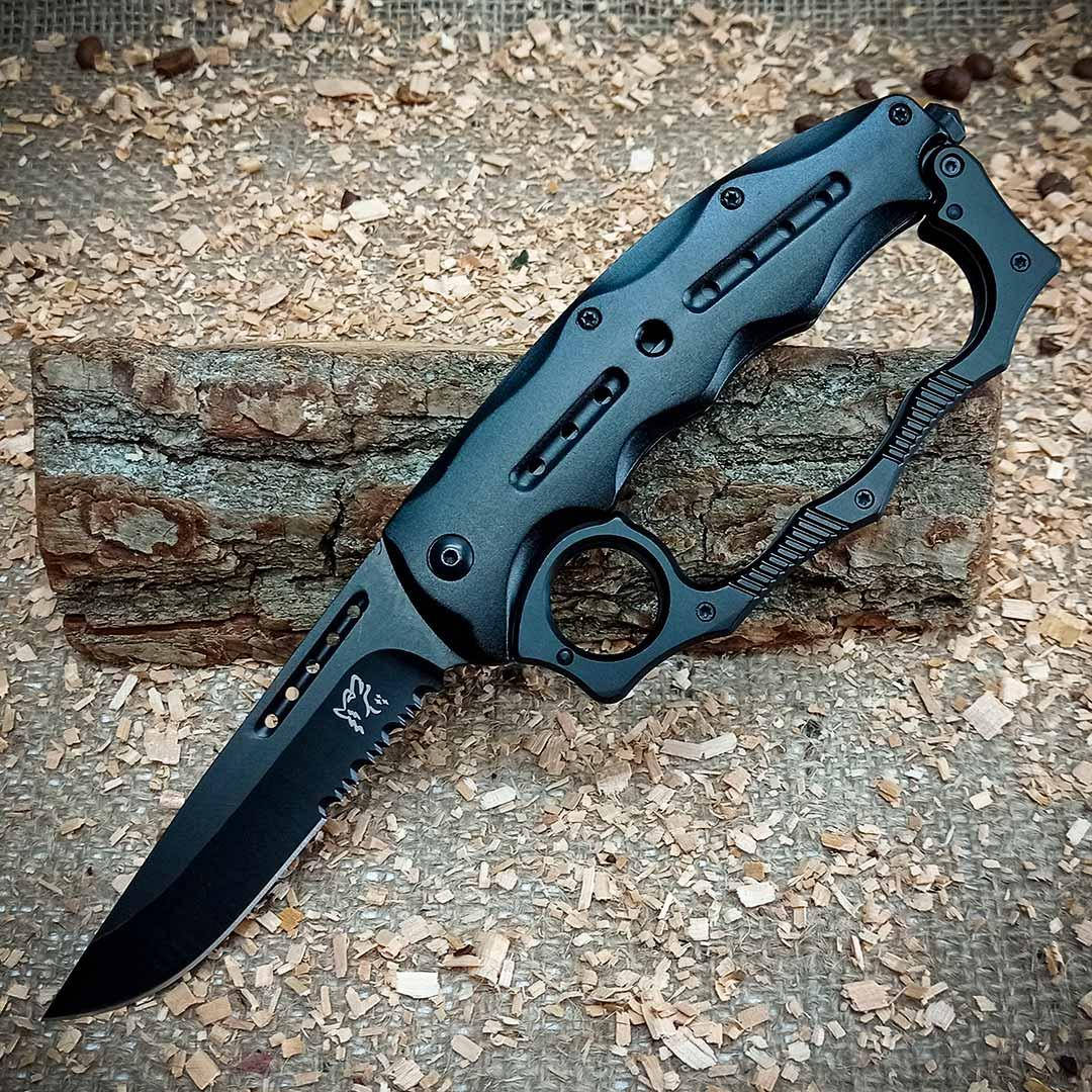 Складной карманный нож кастет с серрейтором Cold Steel туристический нож охотничий нож EDC с клипсой, Черный
Складной карманный нож кастет с серрейтором Cold Steel туристический нож охотничий нож EDC с клипсой, Черный