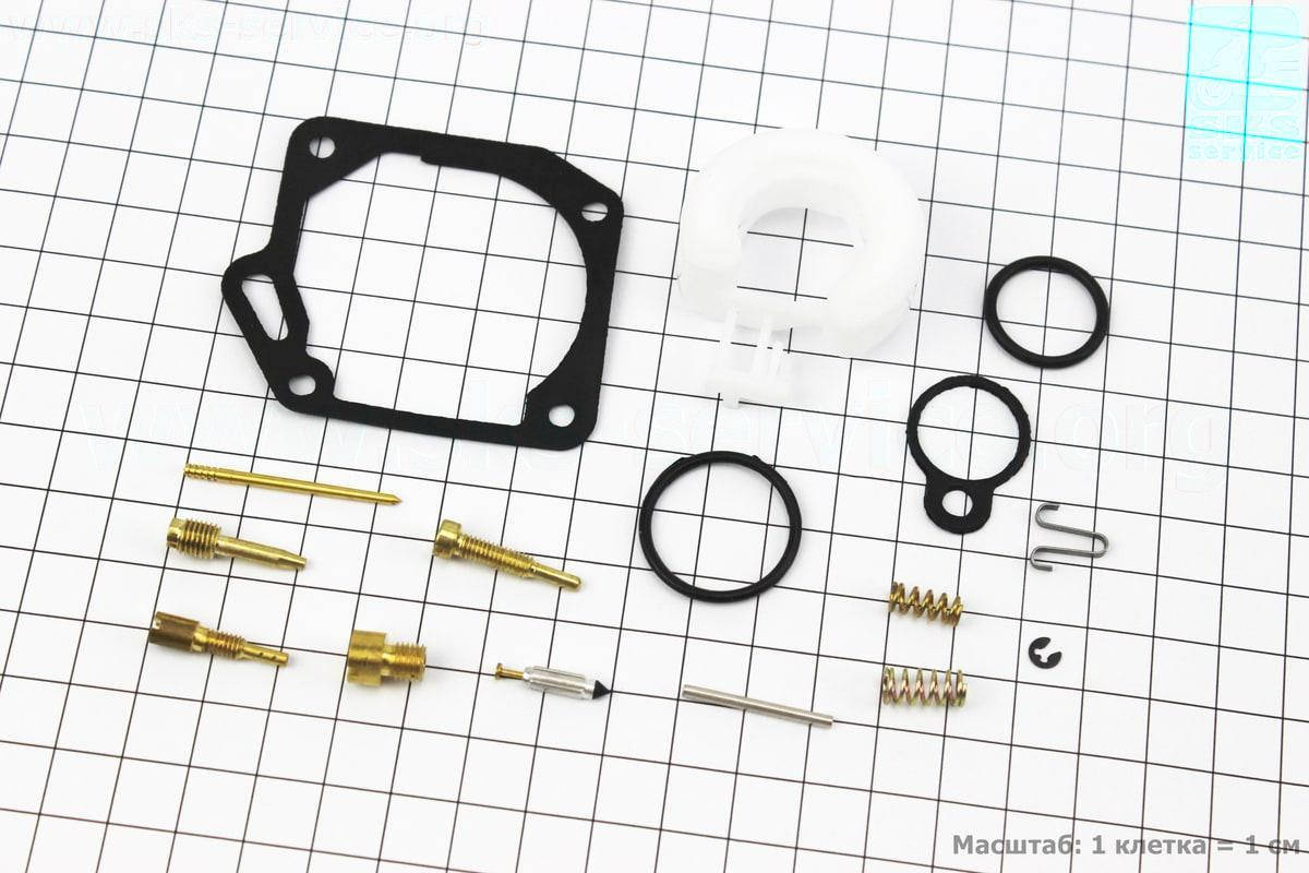 Ремонтный комплект карбюратора Yamaha JOG, 15 деталей+поплавок (336473)
Ремонтный комплект карбюратора Yamaha JOG, 15 деталей+поплавок (336473)
