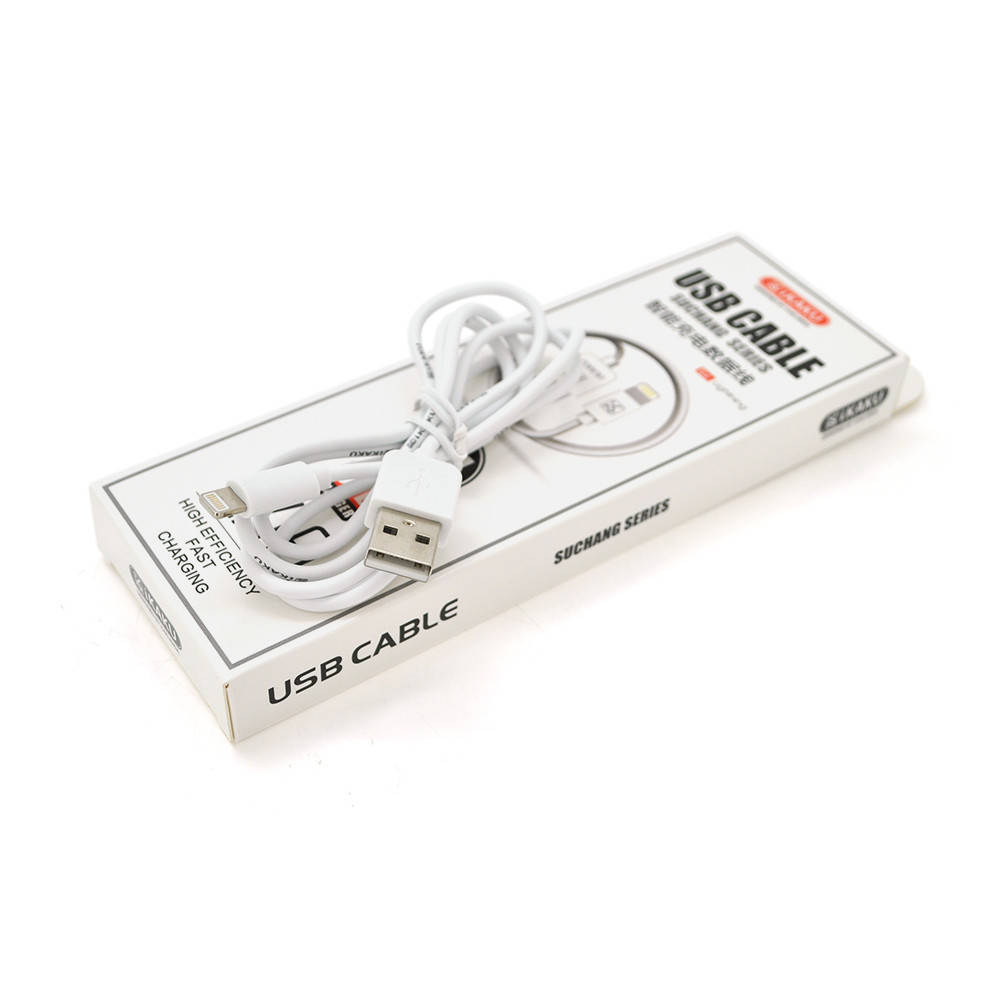Кабель iKAKU KSC-060 SUCHANG charging data cable series for iphone, White, довжина 1м, 2,4А, BOX, Белый
Кабель iKAKU KSC-060 SUCHANG charging data cable series for iphone, White, довжина 1м, 2,4А, BOX, Белый