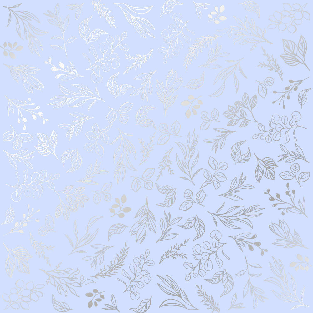 Лист одностороннього паперу з фольгуванням Silver Branches Purple 30,5х30,5 см 
Лист одностороннього паперу з фольгуванням Silver Branches Purple 30,5х30,5 см