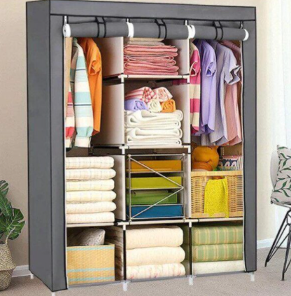 Складной каркасный тканевый шкаф коричневый Storage Wardrobe 88130, шкаф на три секции 130*45*175
Складной каркасный тканевый шкаф коричневый Storage Wardrobe 88130, шкаф на три секции 130*45*175