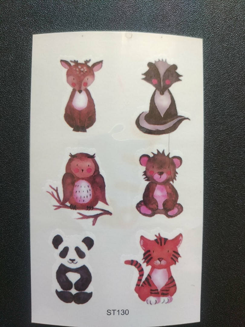 Флеш тату звери , временная татуировка, временные татуировки на тело, временный рисунок на тело ST130
Флеш тату звери , временная татуировка, временные татуировки на тело, временный рисунок на тело ST130