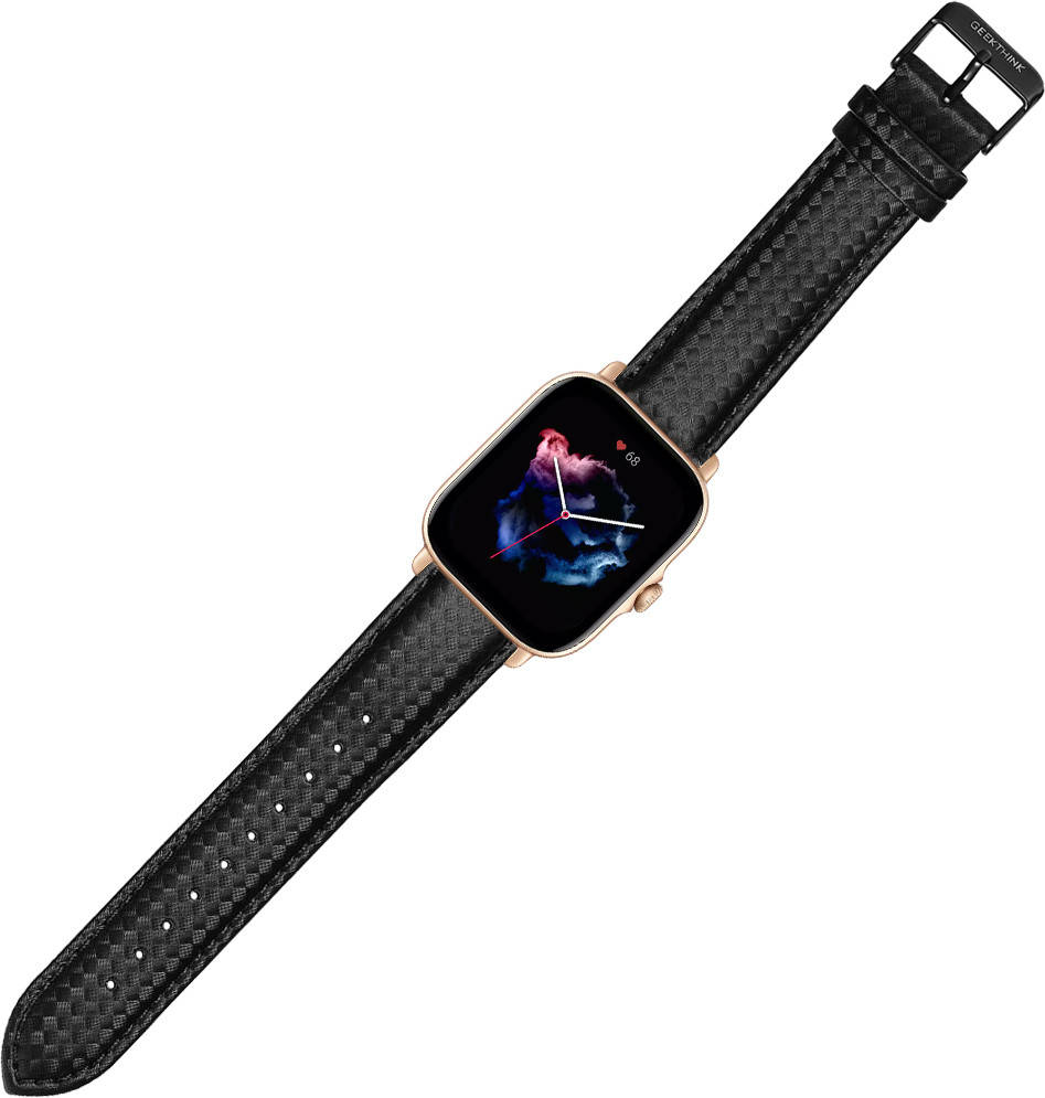 Кожаный ремешок Carbon для Amazfit GTS 3 (Амазфит ГТС 3) 
Кожаный ремешок Carbon для Amazfit GTS 3 (Амазфит ГТС 3)