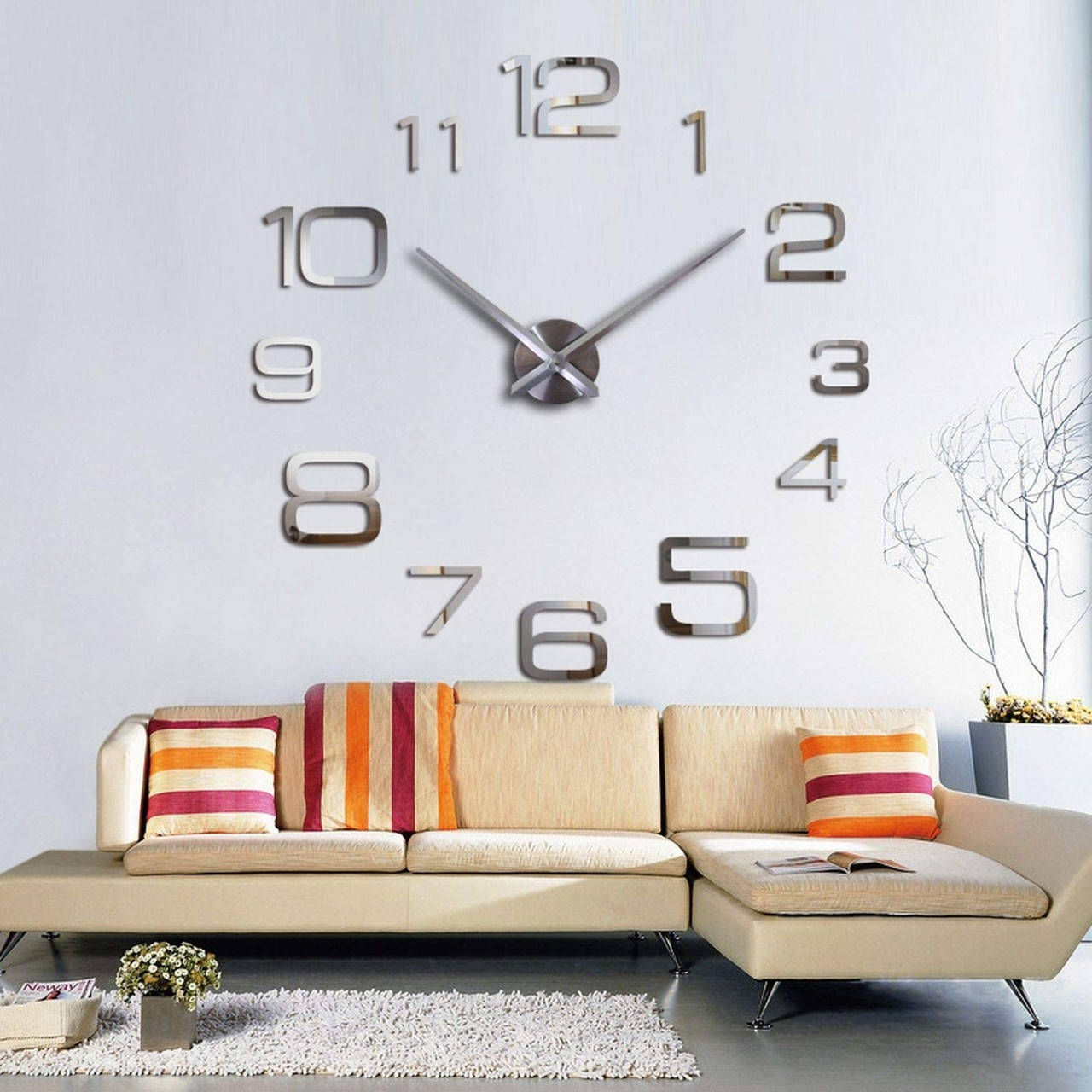 Часы настенные 3Д Большие клеящиеся от 70 до 150 см 18516-001 без циферблата на стену
Часы настенные 3Д Большие клеящиеся от 70 до 150 см 18516-001 без циферблата на стену