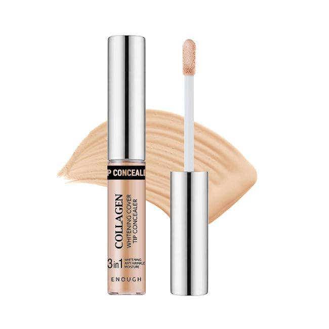 Консилер для лица осветляющий с коллагеном Enough Collagen Whitening Cover Tip Concealer 3 in1 9g
Консилер для лица осветляющий с коллагеном Enough Collagen Whitening Cover Tip Concealer 3 in1 9g