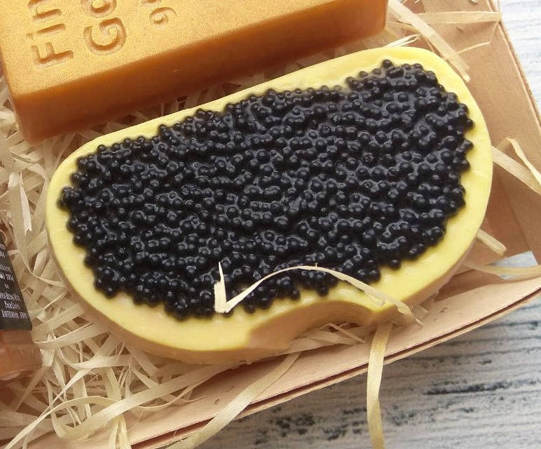 Мыло сувенирное ароматизированное разные виды для Него:"Бутерброд с черной икрой" 100г
Мыло сувенирное ароматизированное разные виды для Него:"Бутерброд с черной икрой" 100г