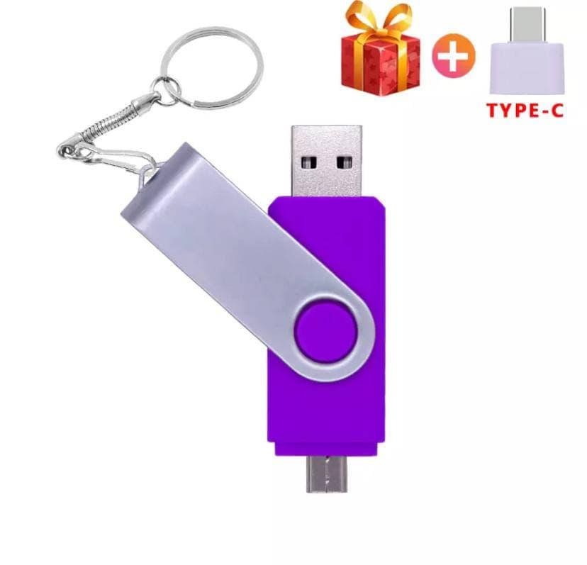 Флешка на 32 ГБ + micro usb, USB флешка для ПК и телефона 32 GB (в подарок переходник с TYPE-C) фиолетовый
Флешка на 32 ГБ + micro usb, USB флешка для ПК и телефона 32 GB (в подарок переходник с TYPE-C) фиолетовый