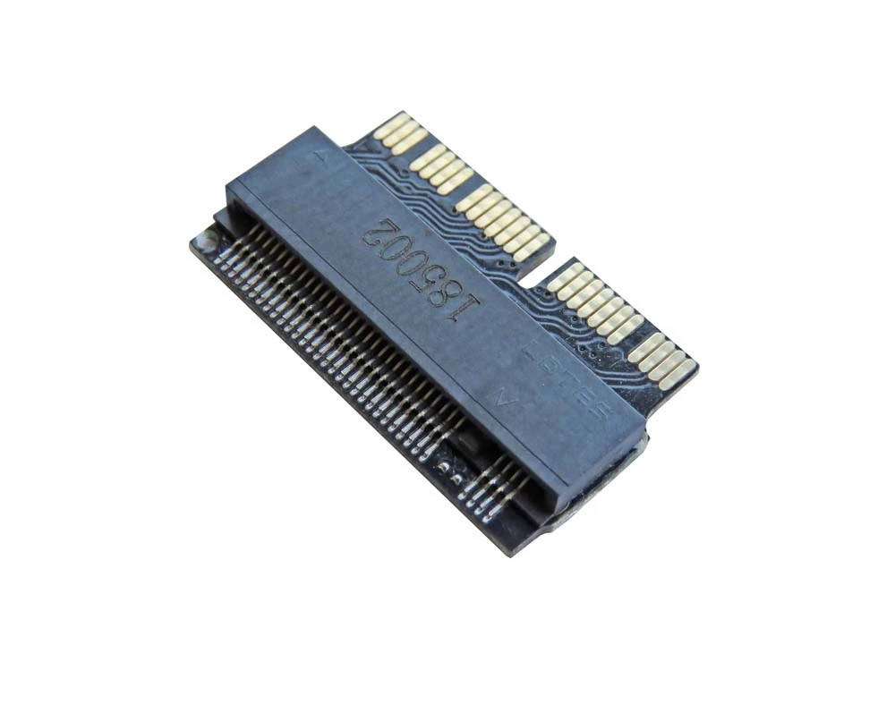 Адаптер для установки SSD M.2 NGFF / NVMe в Apple Macbook Air A1465 A1466 (2013-2015, 2017) NFHK N-941A новый
Адаптер для установки SSD M.2 NGFF / NVMe в Apple Macbook Air A1465 A1466 (2013-2015, 2017) NFHK N-941A новый
