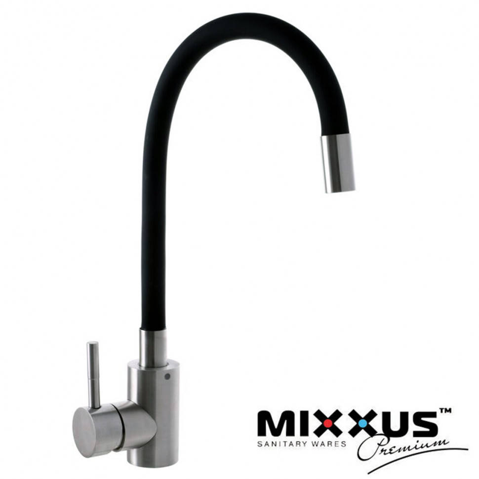 Смеситель для кухни Ухо MIXXUS Sus 011 Black рефлекторный черный гусак (Chr-011), Польша (нержавеющая сталь)
Смеситель для кухни Ухо MIXXUS Sus 011 Black рефлекторный черный гусак (Chr-011), Польша (нержавеющая сталь)