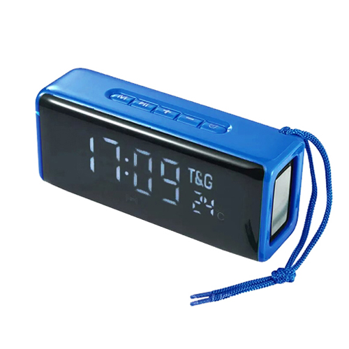 Портативная колонка TG174, Bluetooth, радио, Power Bank, часы, термометр, speakerphone, синий
Портативная колонка TG174, Bluetooth, радио, Power Bank, часы, термометр, speakerphone, синий