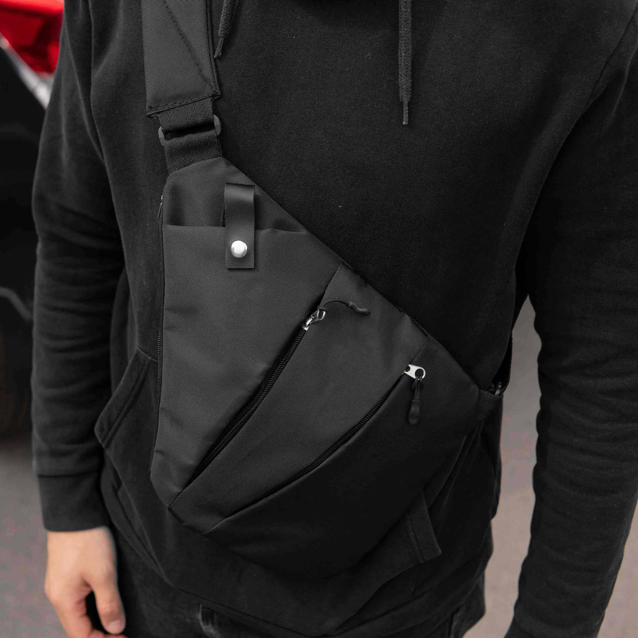 Стильная мужская нагрудная сумка Cross Body tempel через плечо (Кросс Боди) черная, Черный
Стильная мужская нагрудная сумка Cross Body tempel через плечо (Кросс Боди) черная, Черный