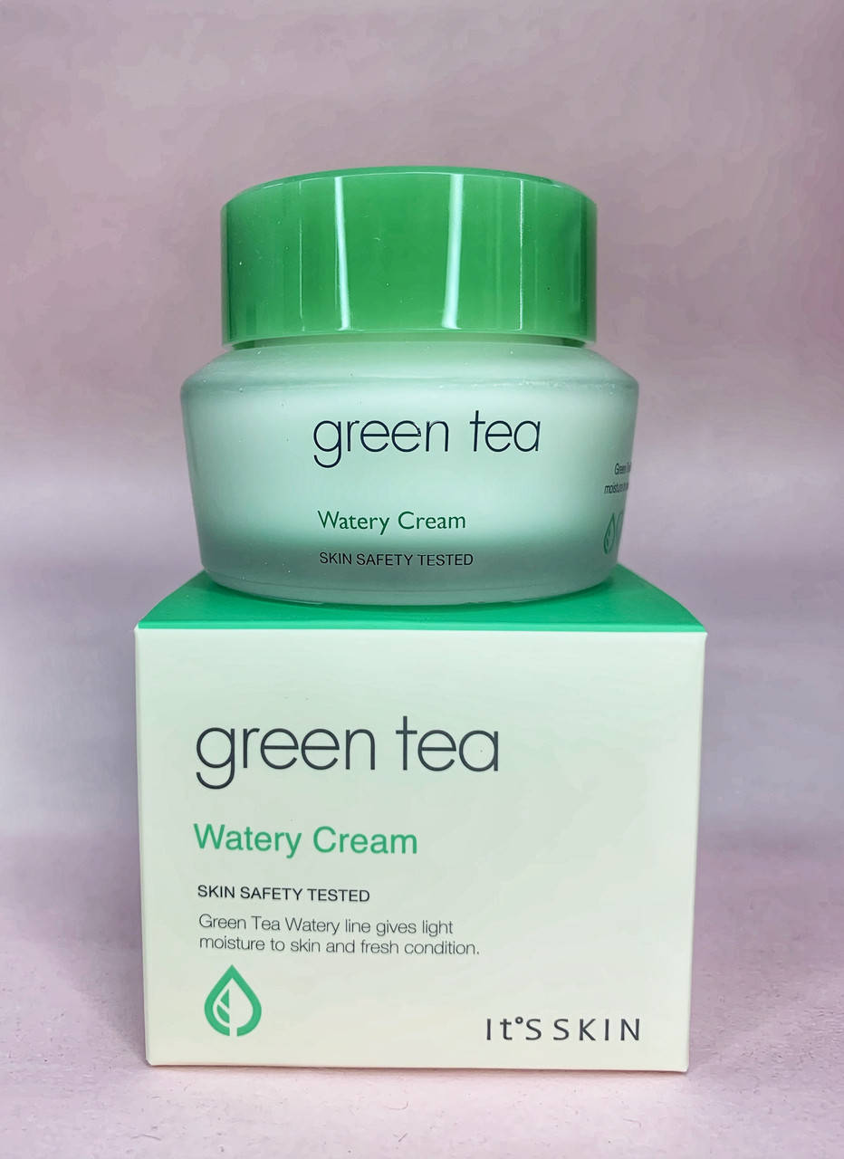 Зволожуючий крем для обличчя з екстрактом зеленого чаю It's Skin Green Tea Watery Cream, 50ml
Зволожуючий крем для обличчя з екстрактом зеленого чаю It's Skin Green Tea Watery Cream, 50ml