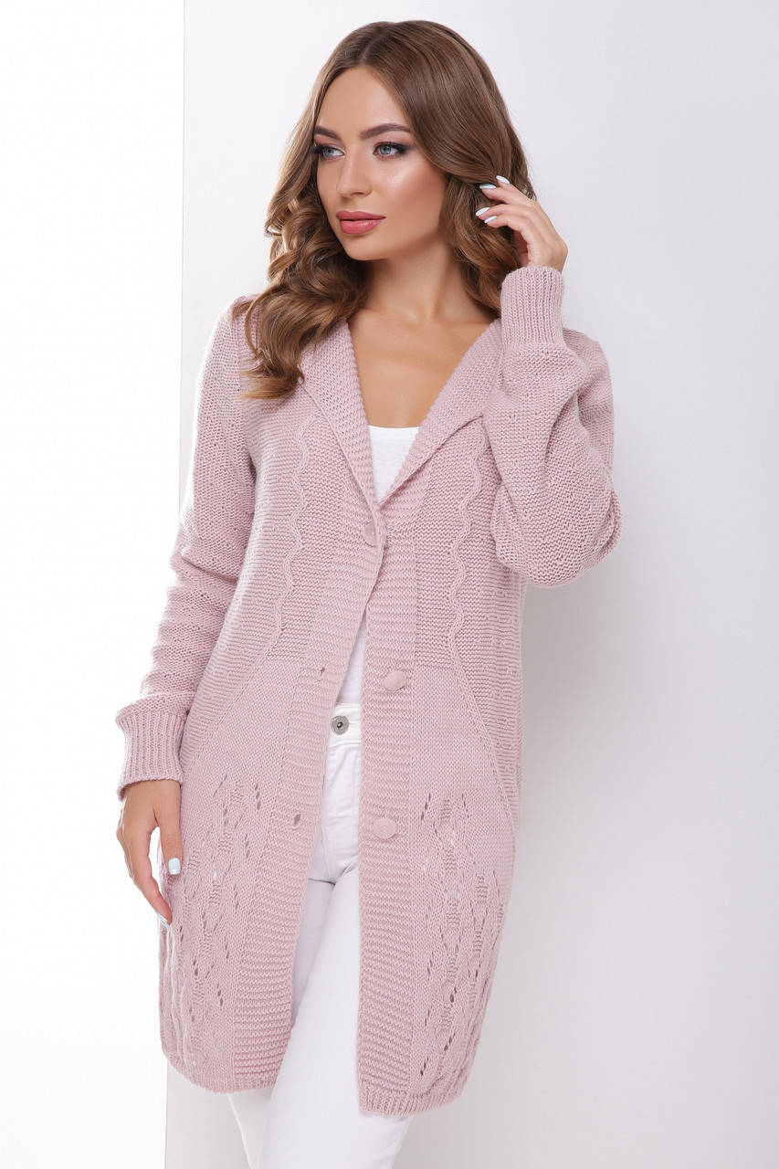 Кардиган жіночий Marse 44-50 р. пудра 14
Кардиган жіночий Marse 44-50 р. пудра 14