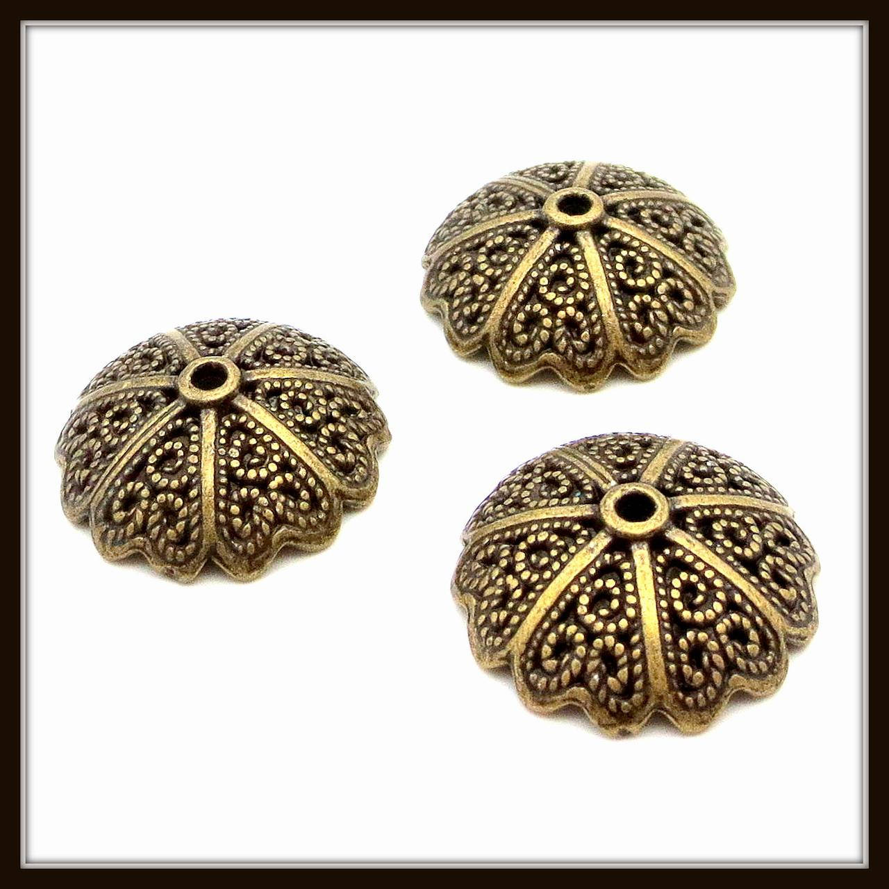 Обниматели для бусин бали "бронза" (d 1,6 см, h 0,5) 10 шт в уп. 
Обниматели для бусин бали "бронза" (d 1,6 см, h 0,5) 10 шт в уп.