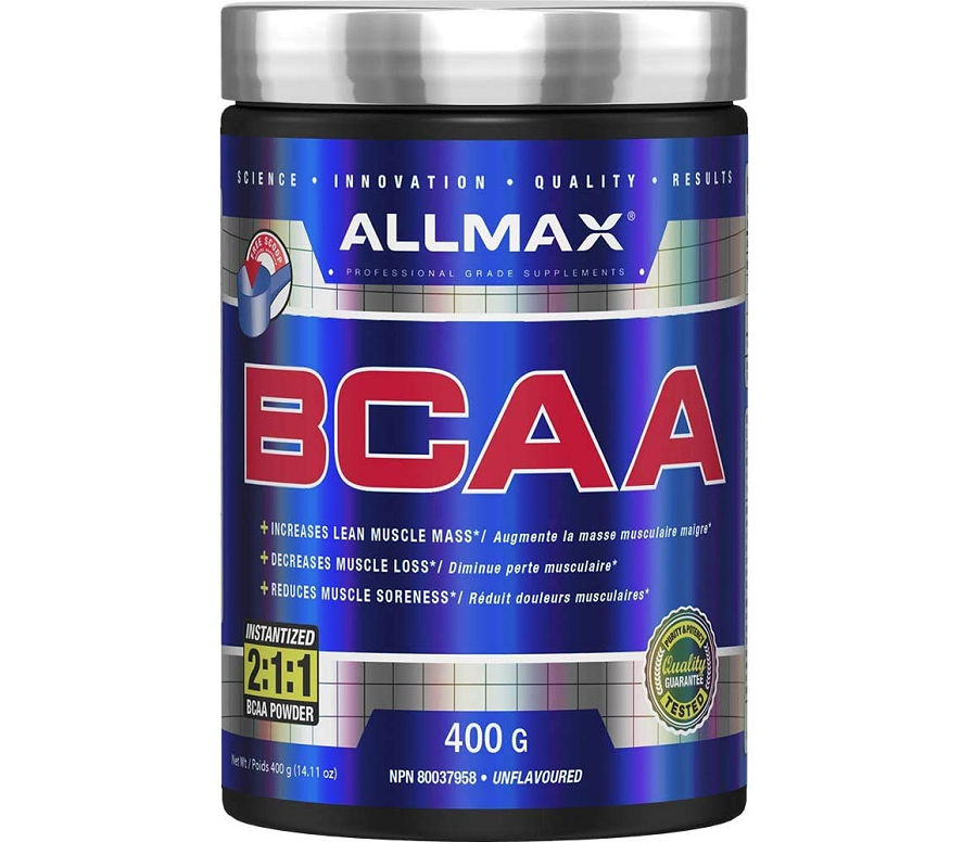BCAA 2:1:1 AllMax Nutrition, 400 грамм
BCAA 2:1:1 AllMax Nutrition, 400 грамм