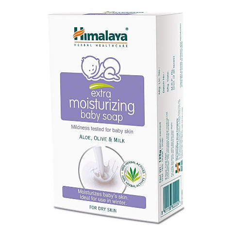 Мыло увлажняющее экстра детское с оливкой и алоэ, Хималая, Himalaya Herbals Extra Moisturizing Baby Soap,
Мыло увлажняющее экстра детское с оливкой и алоэ, Хималая, Himalaya Herbals Extra Moisturizing Baby Soap,