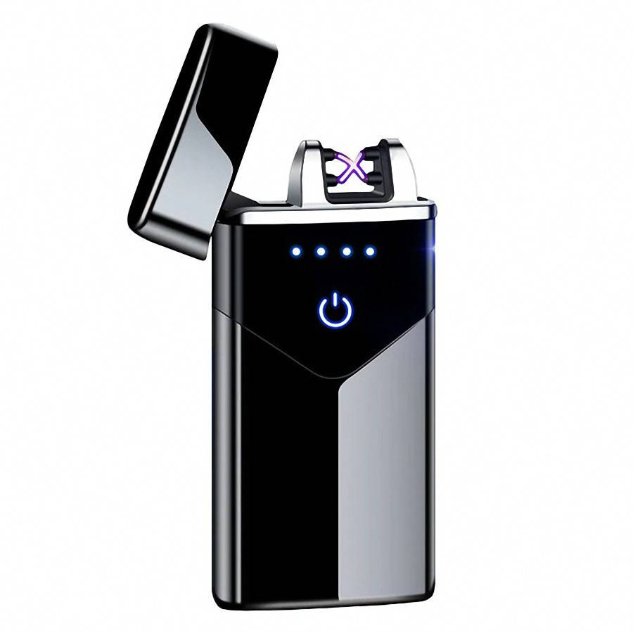 USB зажигалка электронная/электроимпульсная сенсорная с двойной дугой и индикатором заряда Double Arc черная
USB зажигалка электронная/электроимпульсная сенсорная с двойной дугой и индикатором заряда Double Arc черная