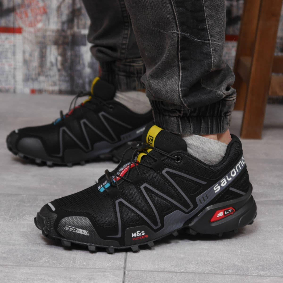 Salomon Speedcross 3 мужские летние черные кроссовки на шнурках.Весенние мужские текстильные кроссы 43, Черный
Salomon Speedcross 3 мужские летние черные кроссовки на шнурках.Весенние мужские текстильные кроссы 43, Черный
