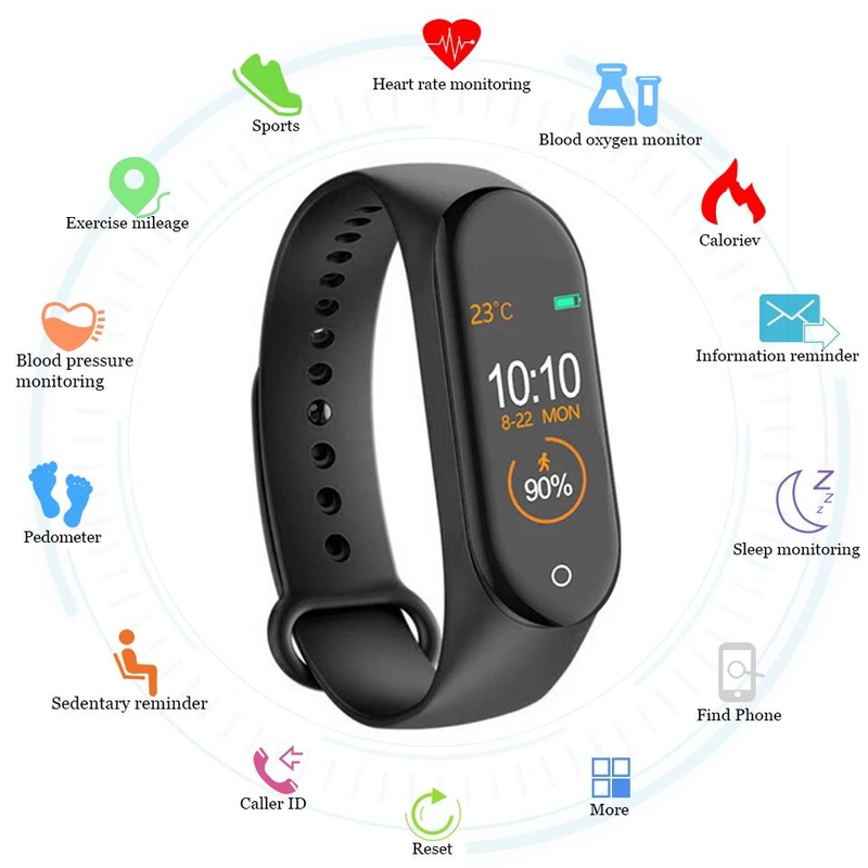 Умные фитнес часы с измерением давления Smart Band M4. Фитнес браслет. Смарт часы. Фитнес трекер
Умные фитнес часы с измерением давления Smart Band M4. Фитнес браслет. Смарт часы. Фитнес трекер