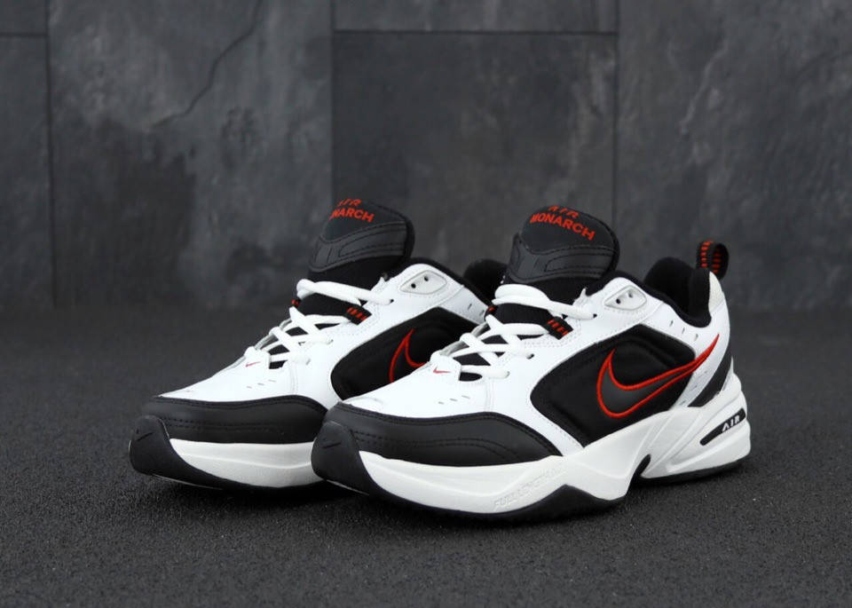 Мужские кроссовки в стиле Nike AIR MONARCH IV, (Найк Аір Монарх 4), кожа, черно-белый, Вьетнам 43
Мужские кроссовки в стиле Nike AIR MONARCH IV, (Найк Аір Монарх 4), кожа, черно-белый, Вьетнам 43